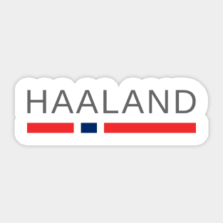 Haaland Norway Sticker